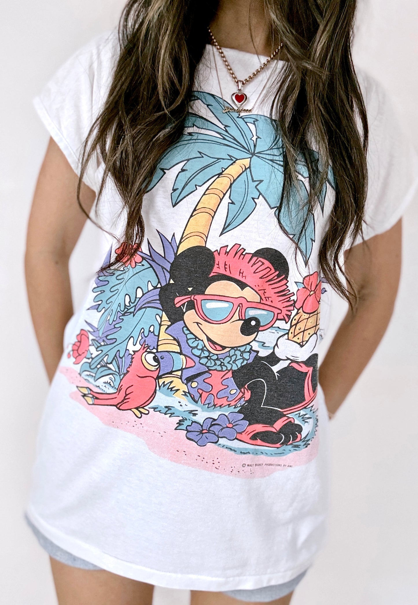 Mickey tropical islands tee