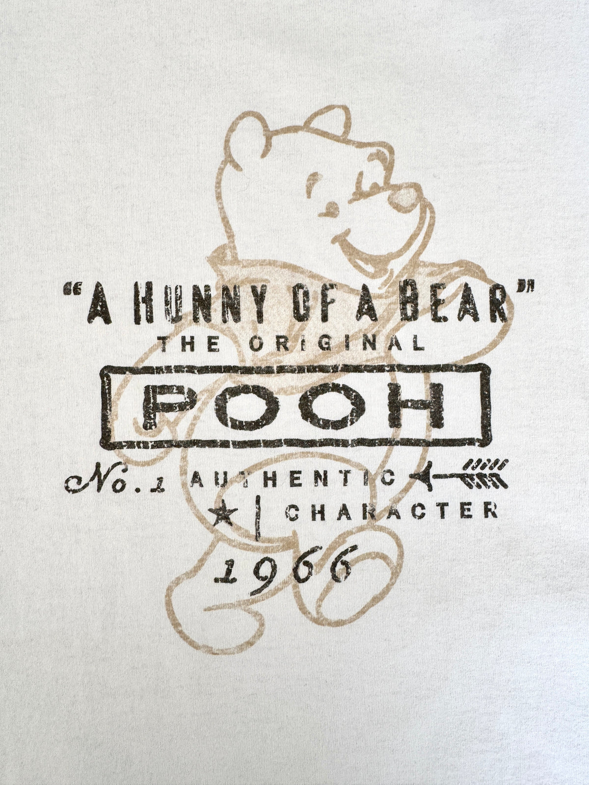 Pooh A hunny of a bear tee