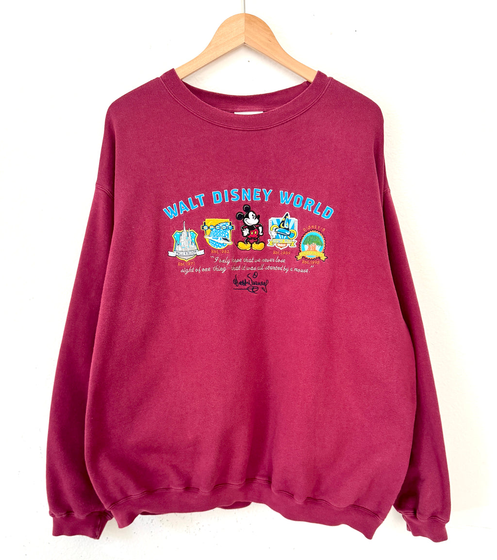 WDW 4 parks crewneck
