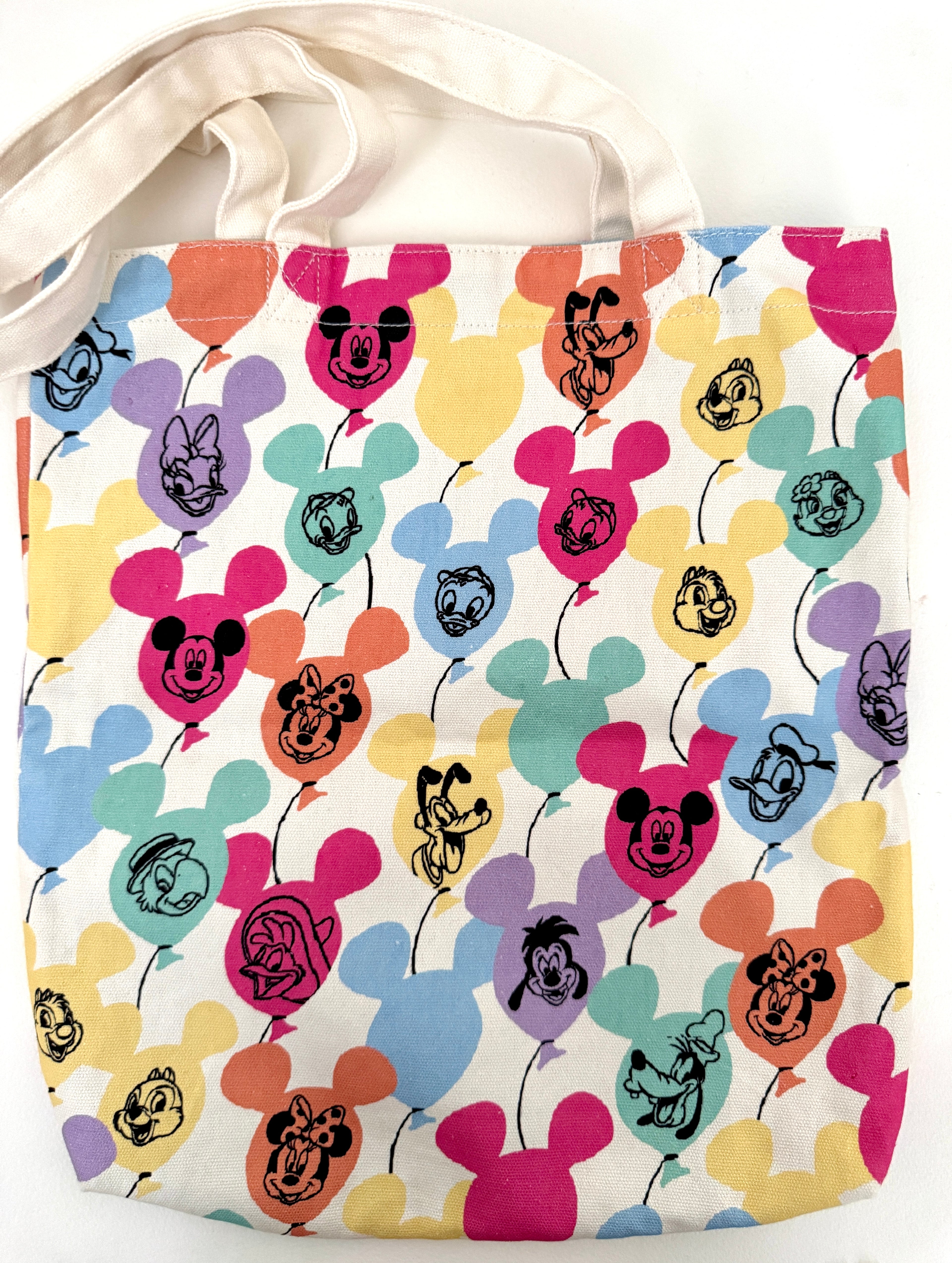 Balloon print tote