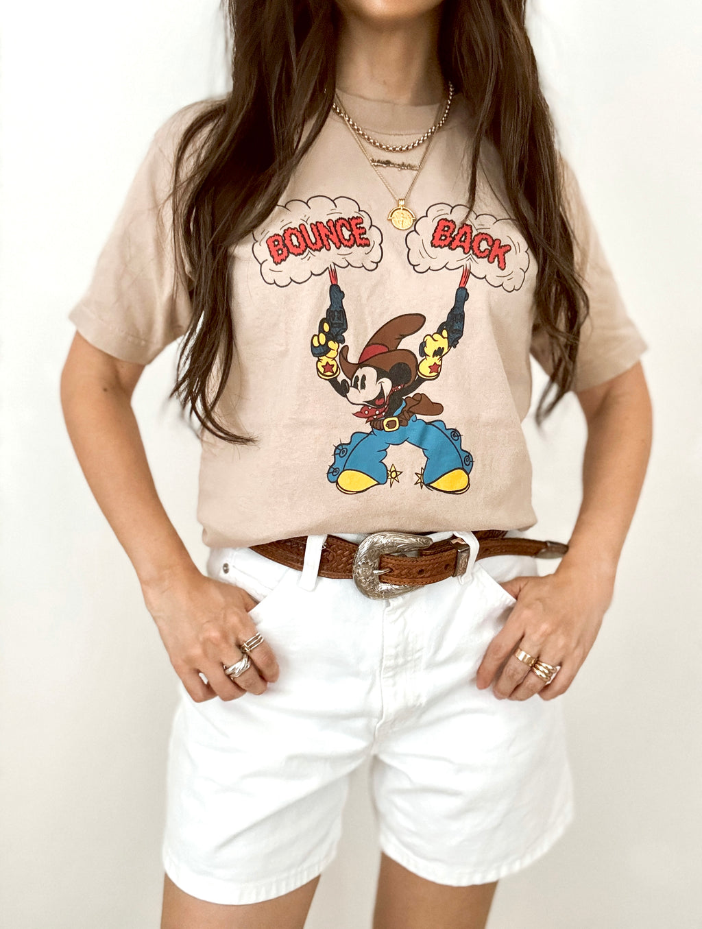 Mickey Cowboy tee