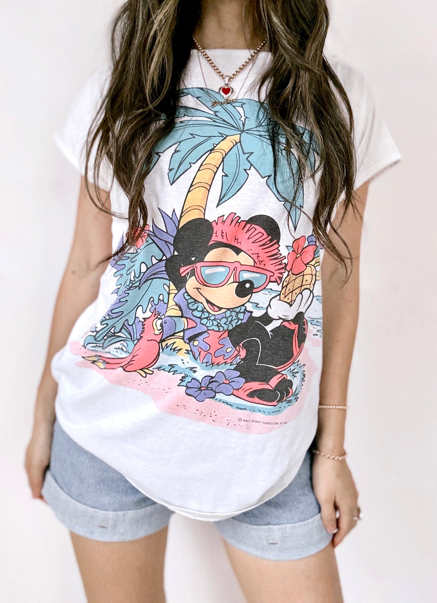 Mickey tropical islands tee