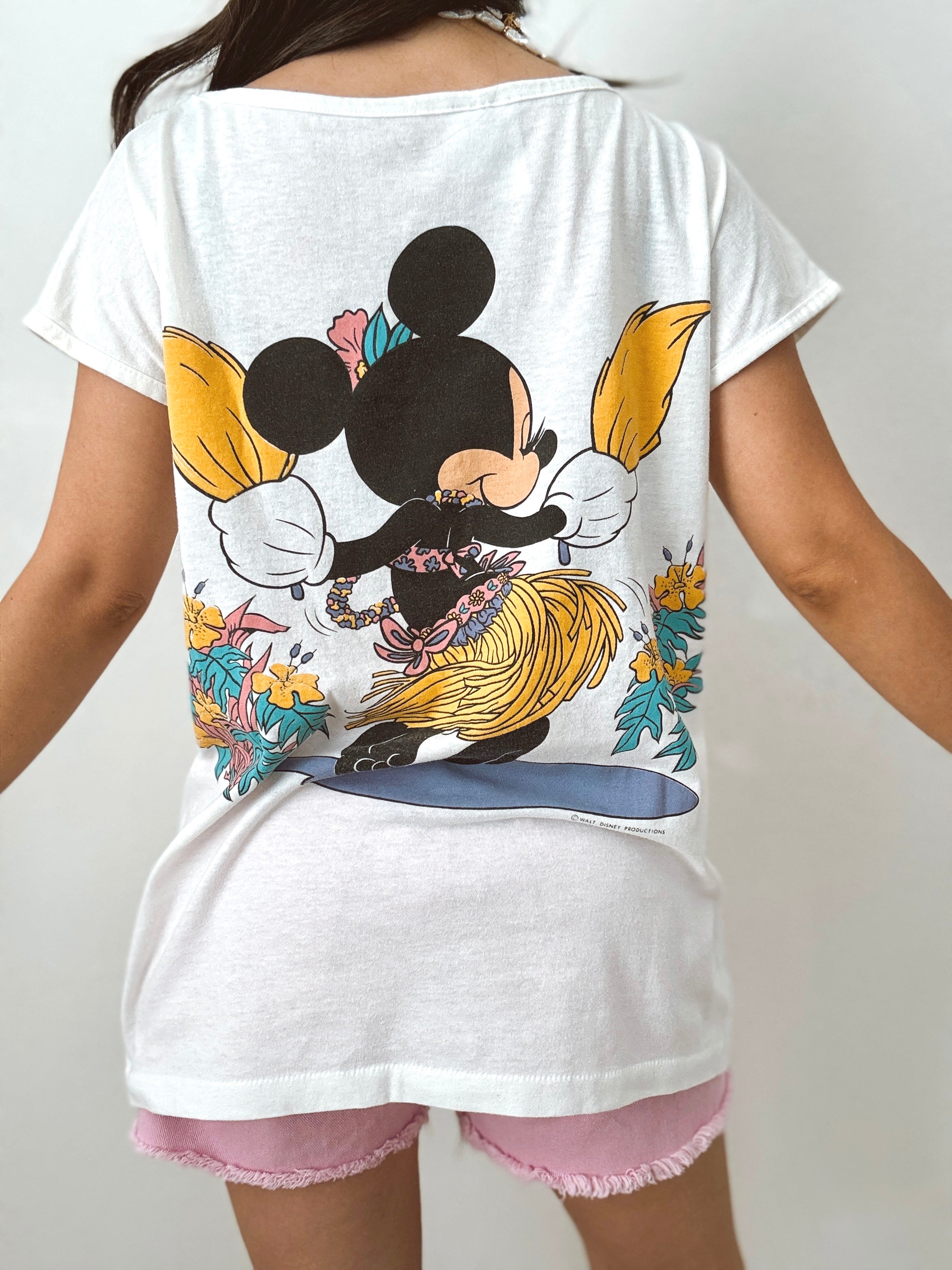 Hula Girl Minnie tee