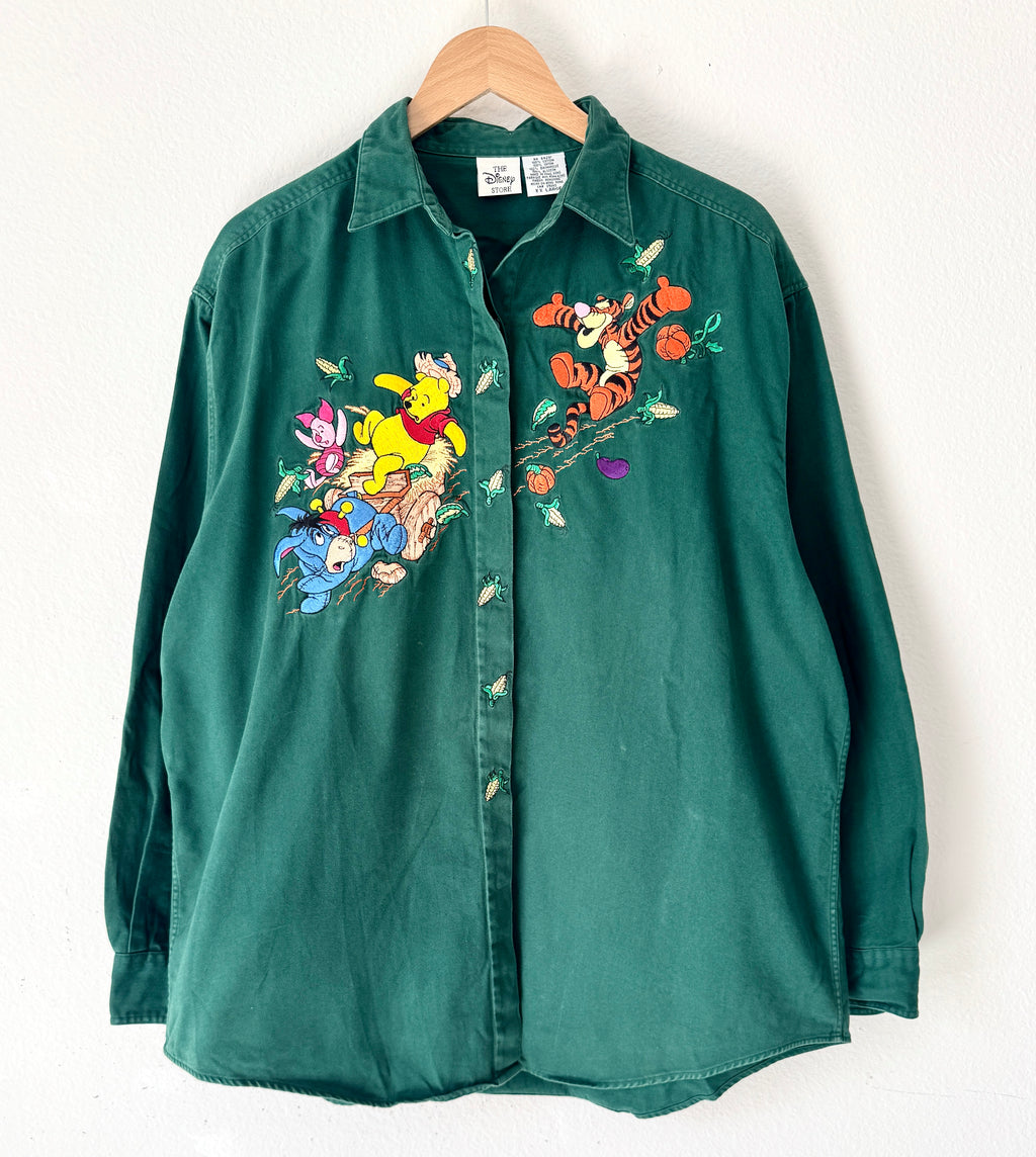 Pooh embroidered shirt