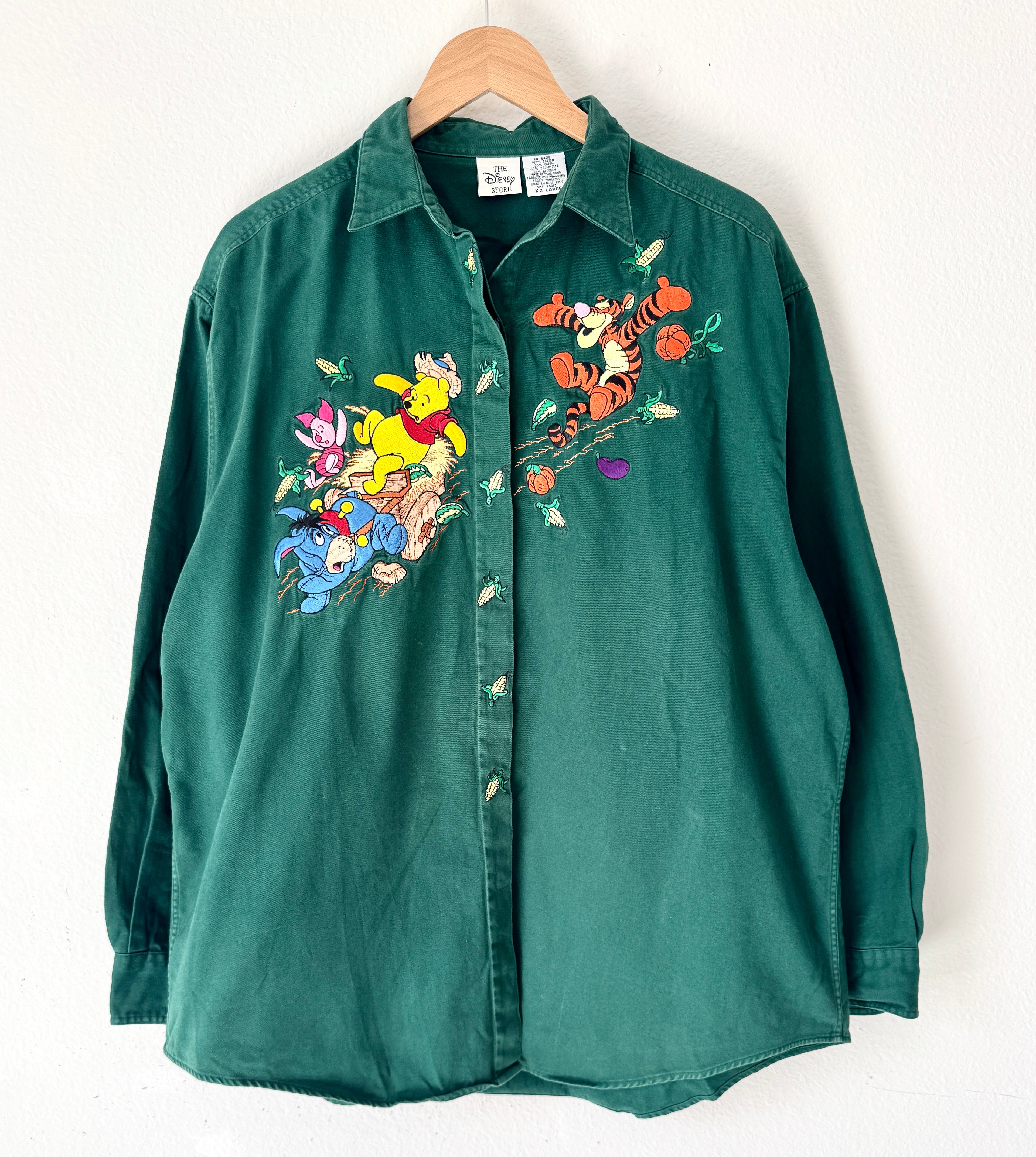 Pooh embroidered shirt