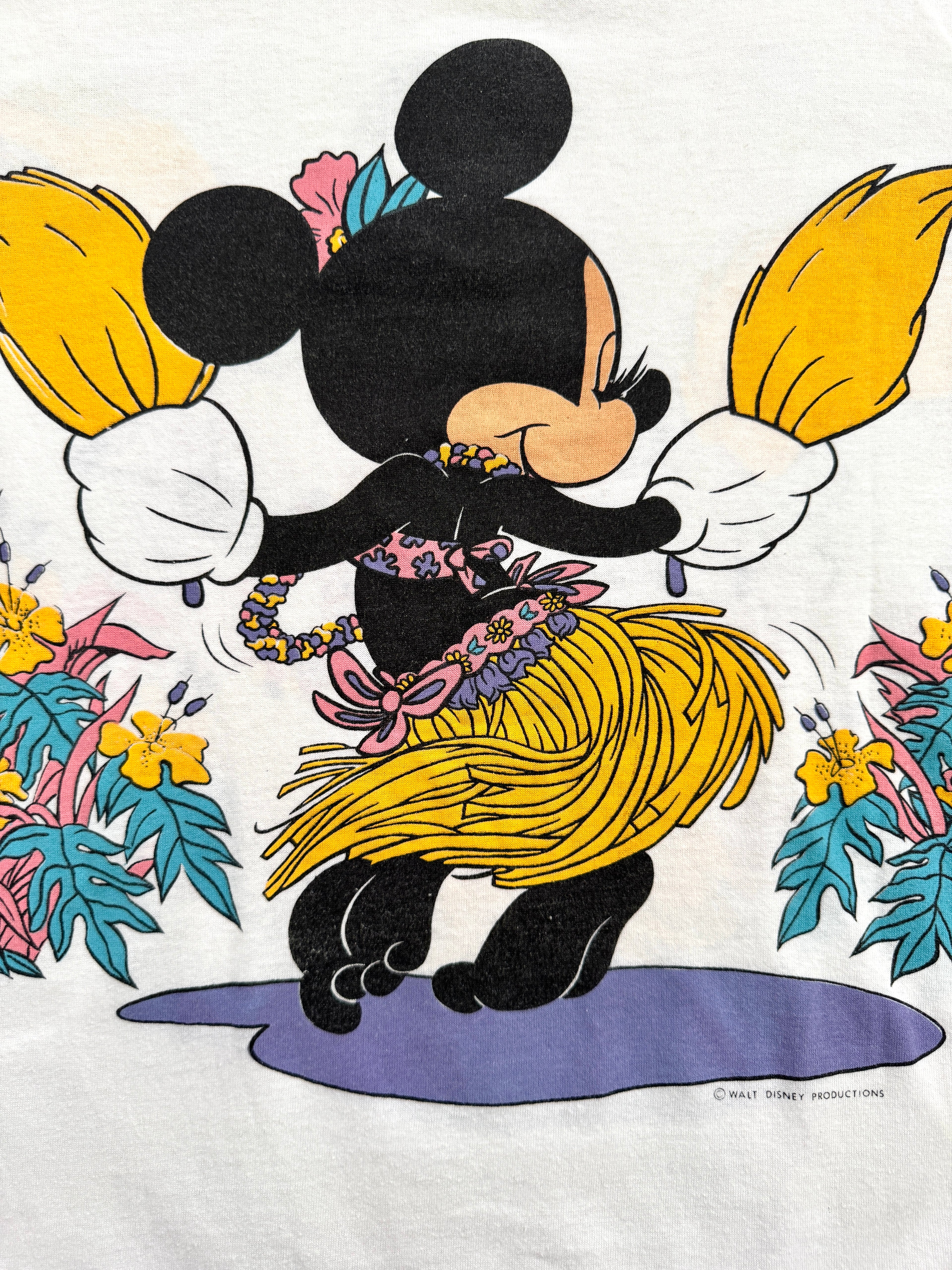 Hula Girl Minnie tee
