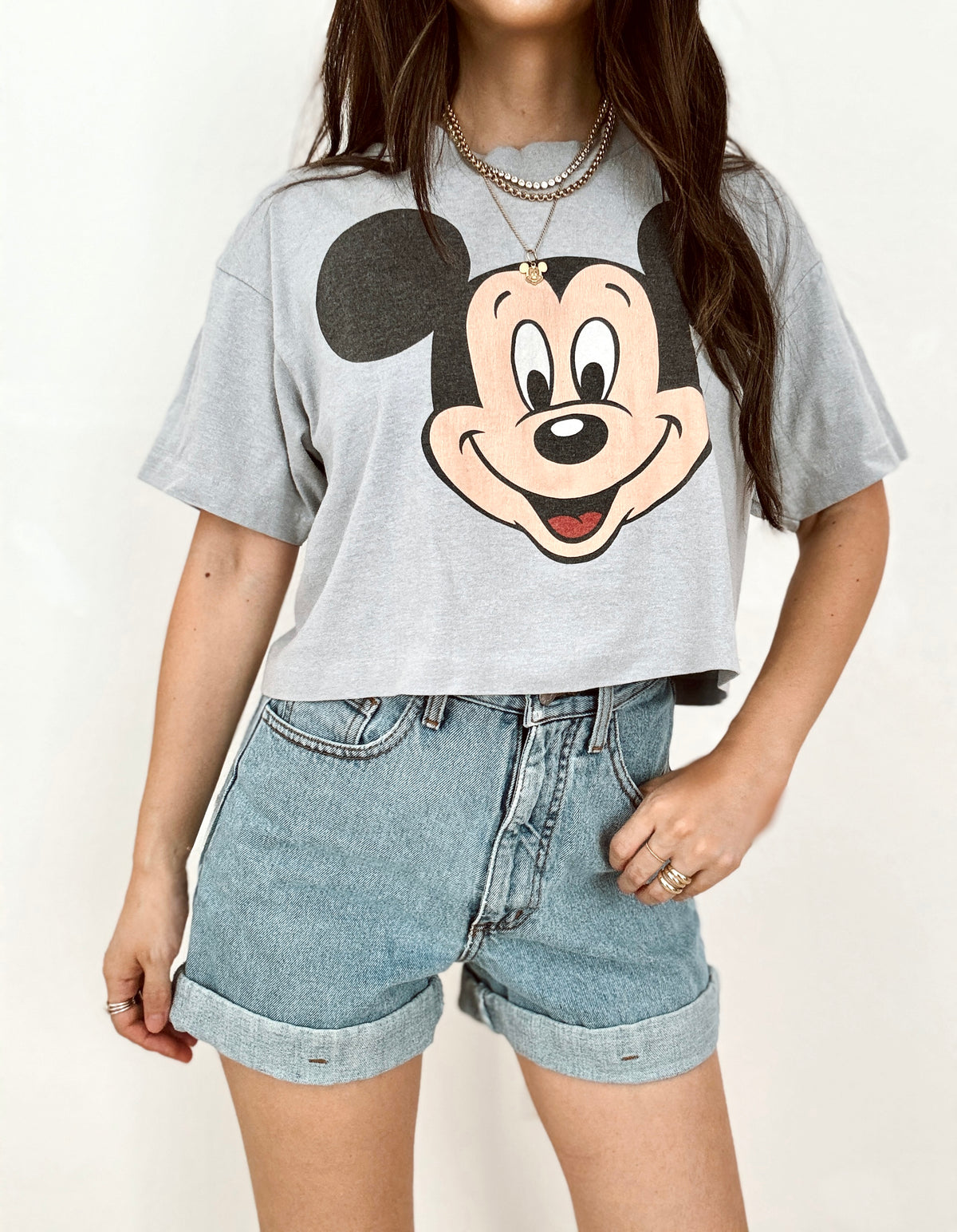 Mickey crop tee