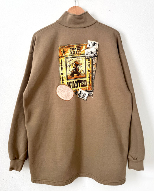 Cowboy Mickey zip pullover