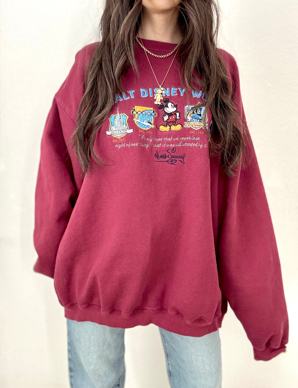 WDW 4 parks crewneck