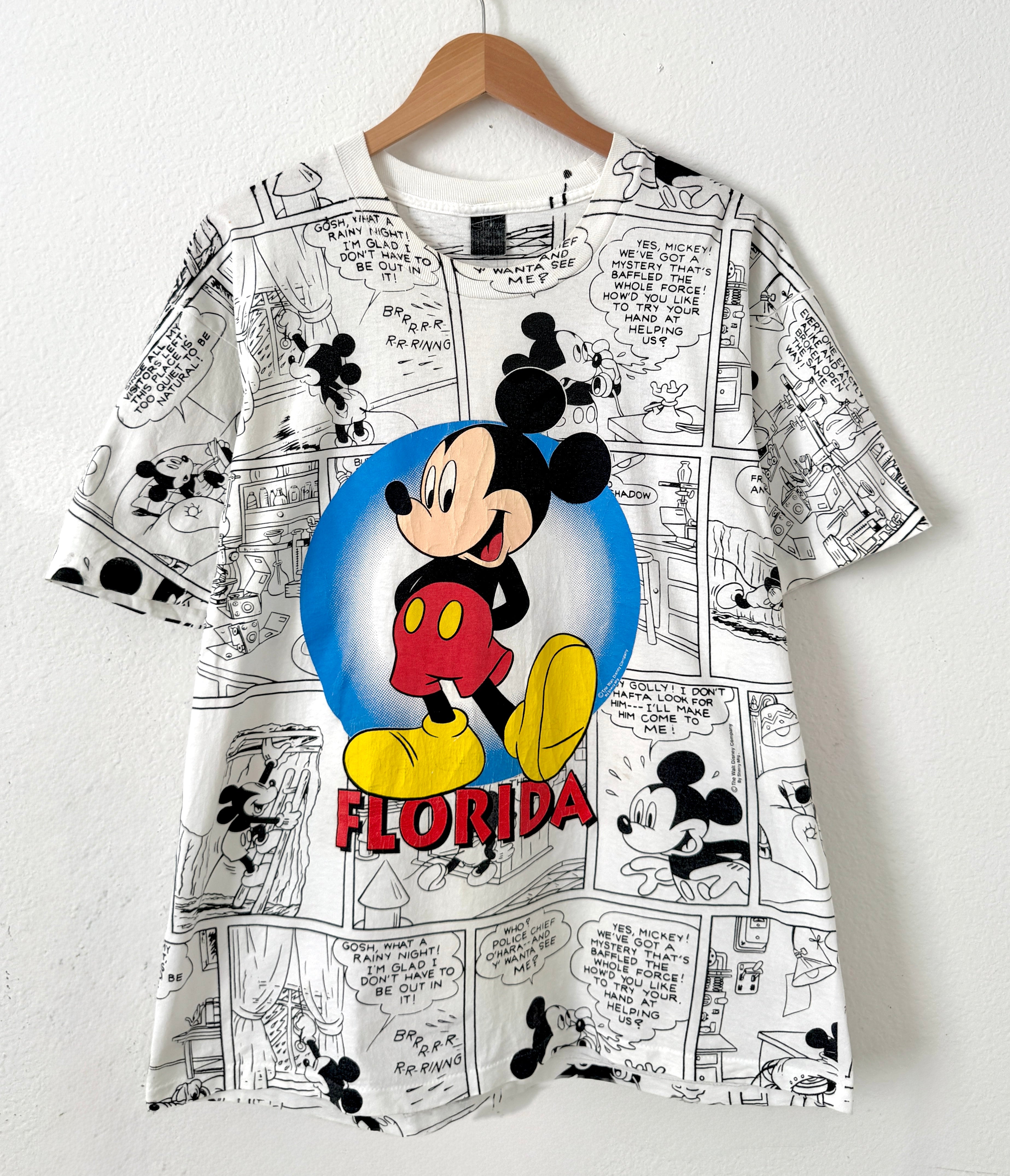 Mickey comic tee