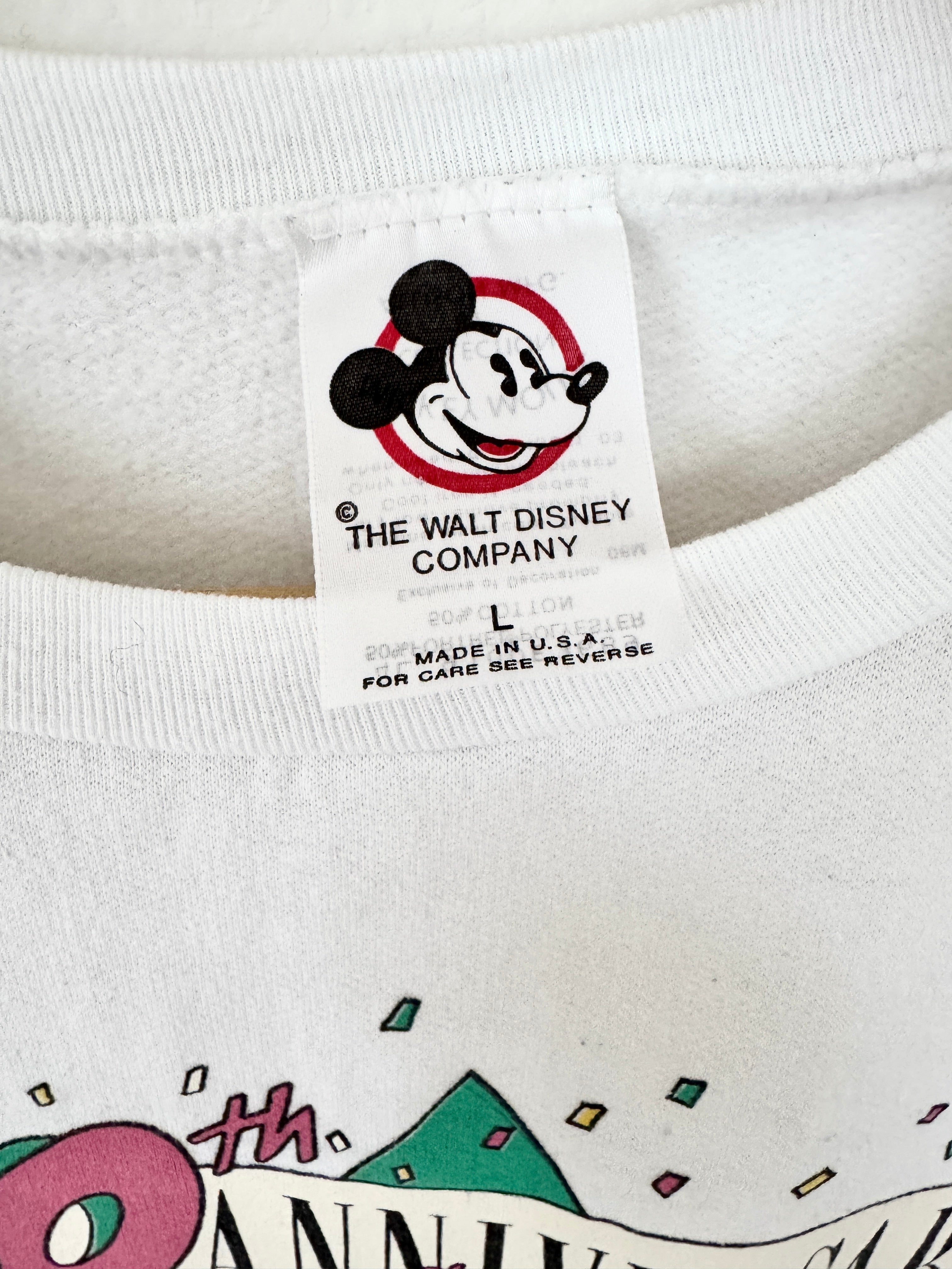 Mickey Minnie anniversary crewneck