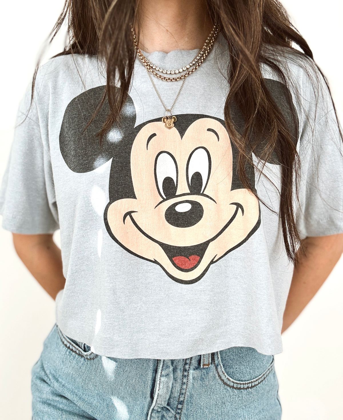 Mickey crop tee