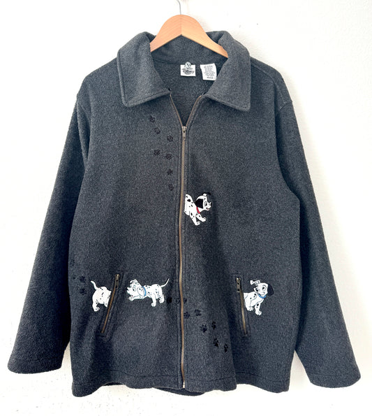Dalmatians fleece jacket