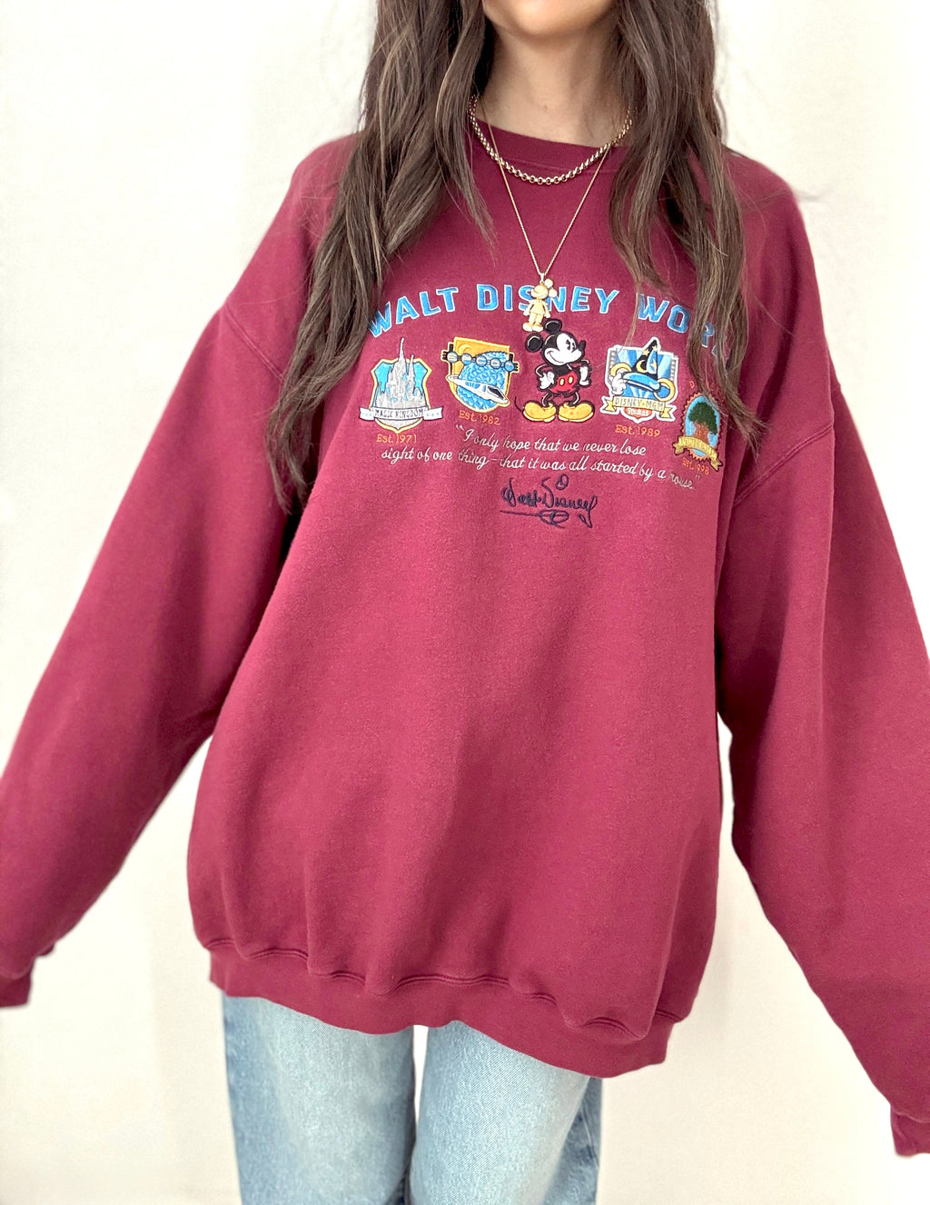 WDW 4 parks crewneck