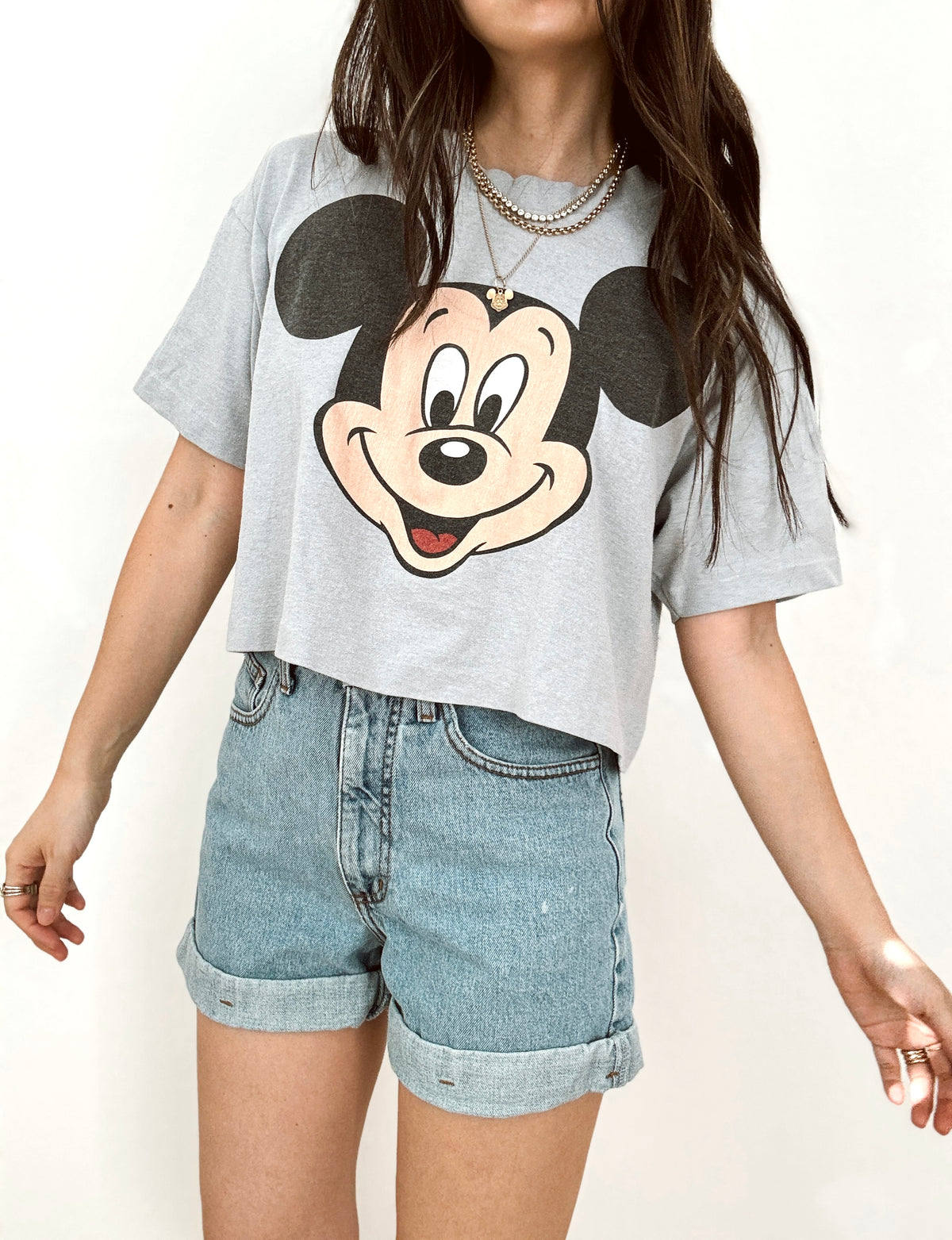 Mickey crop tee