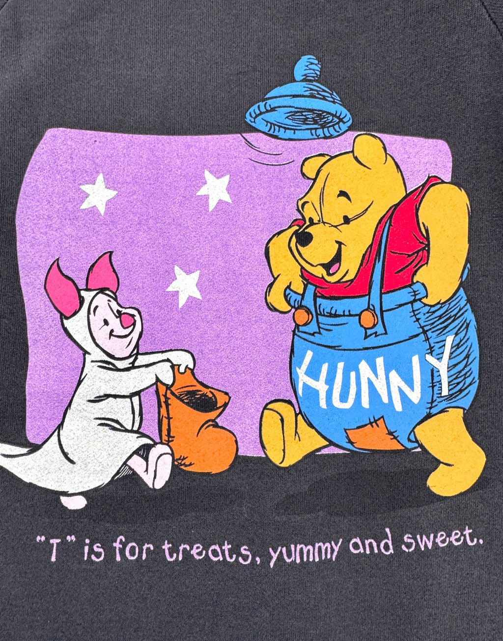 Pooh & Piglet Halloween treats crewneck