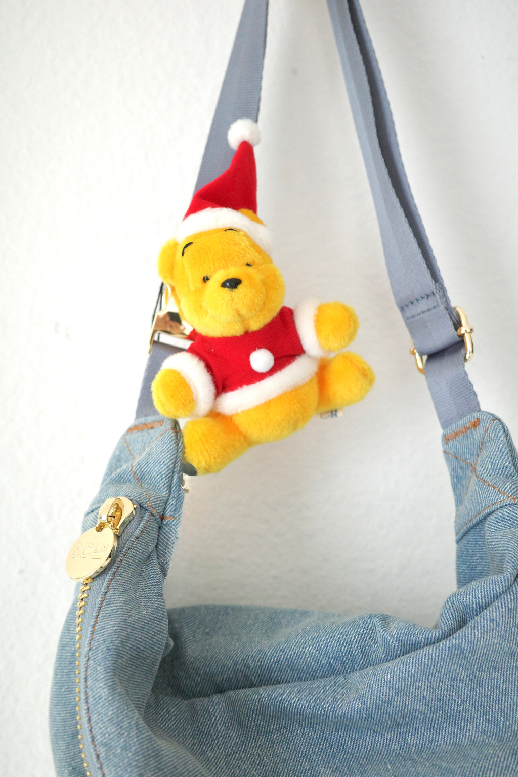 Pooh holiday plush pin
