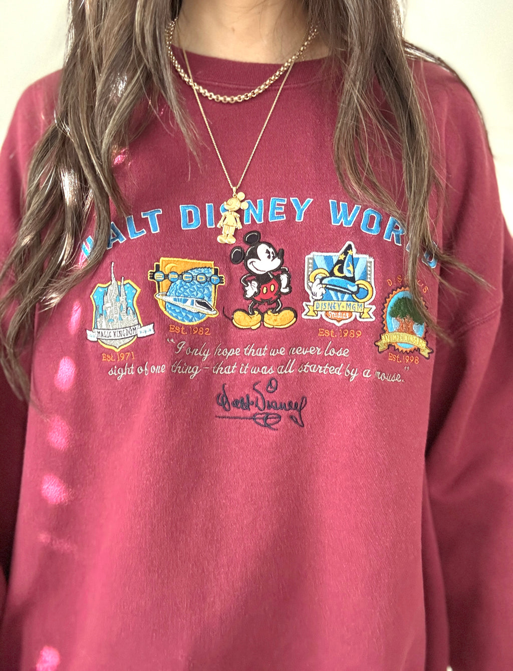 WDW 4 parks crewneck