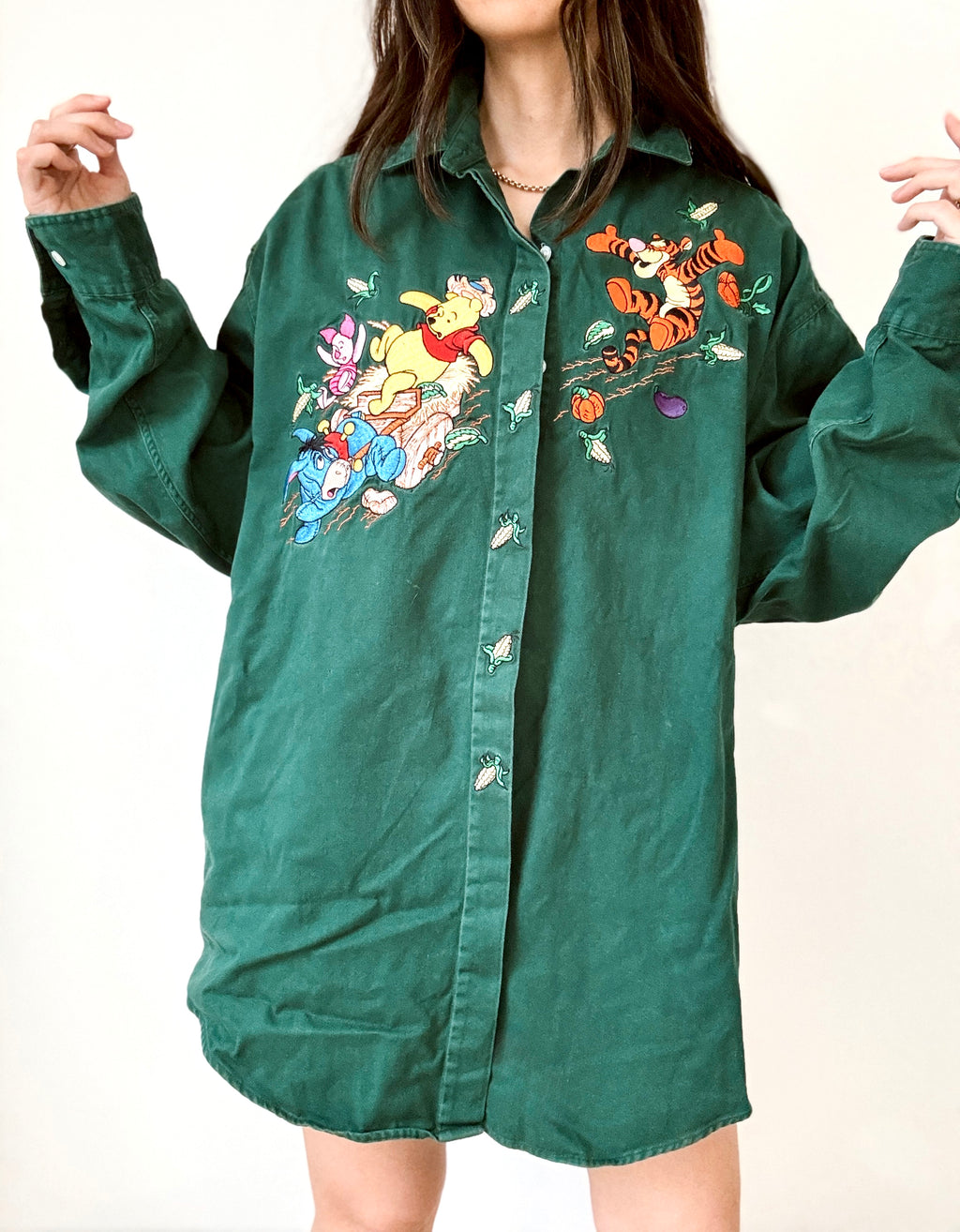 Pooh embroidered shirt