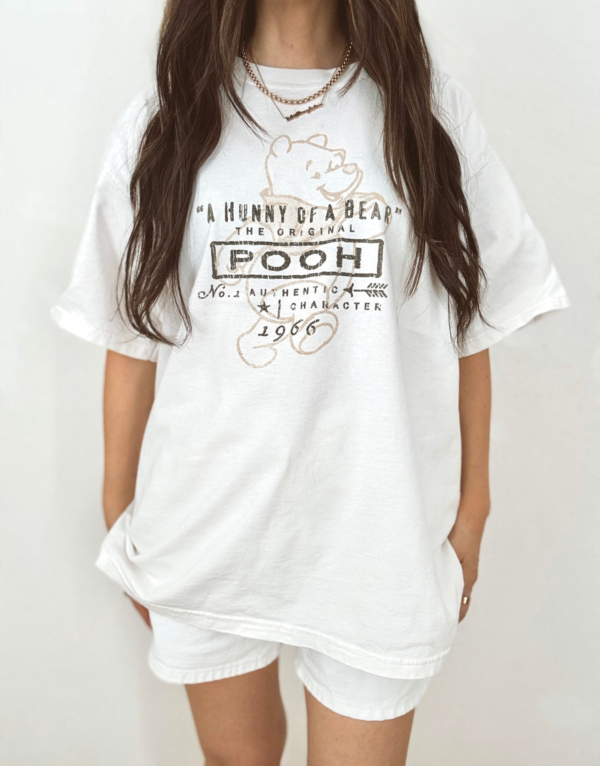 Pooh A hunny of a bear tee