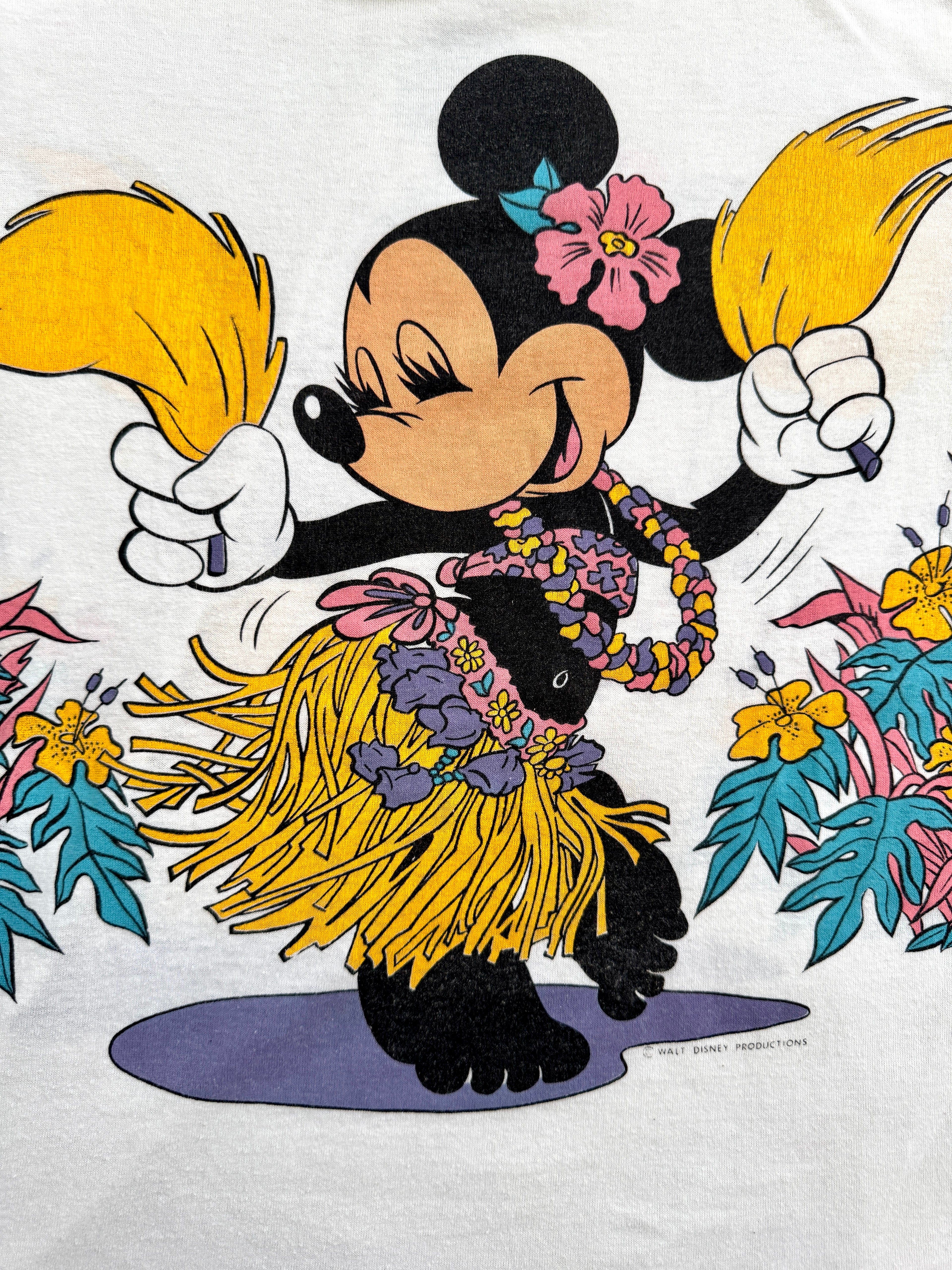 Hula Girl Minnie tee