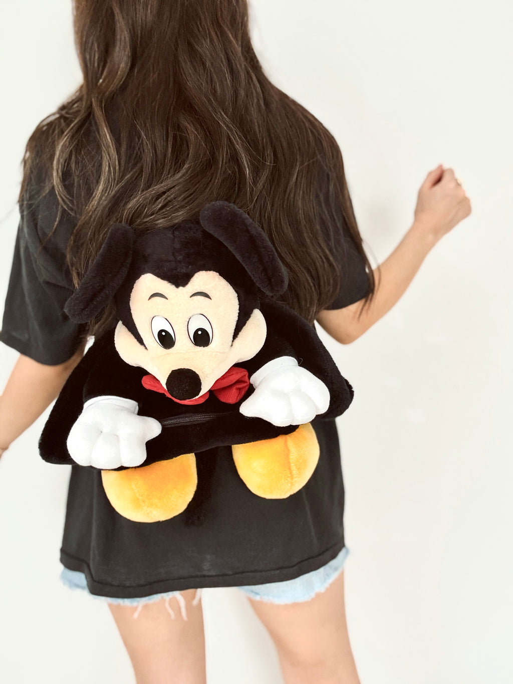 Mickey plushie backpack