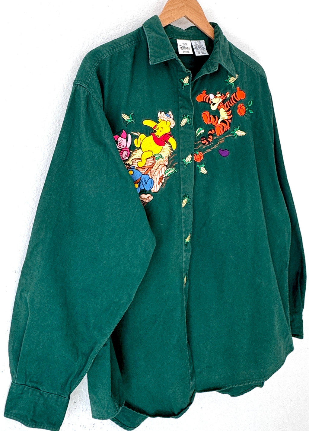 Pooh embroidered shirt