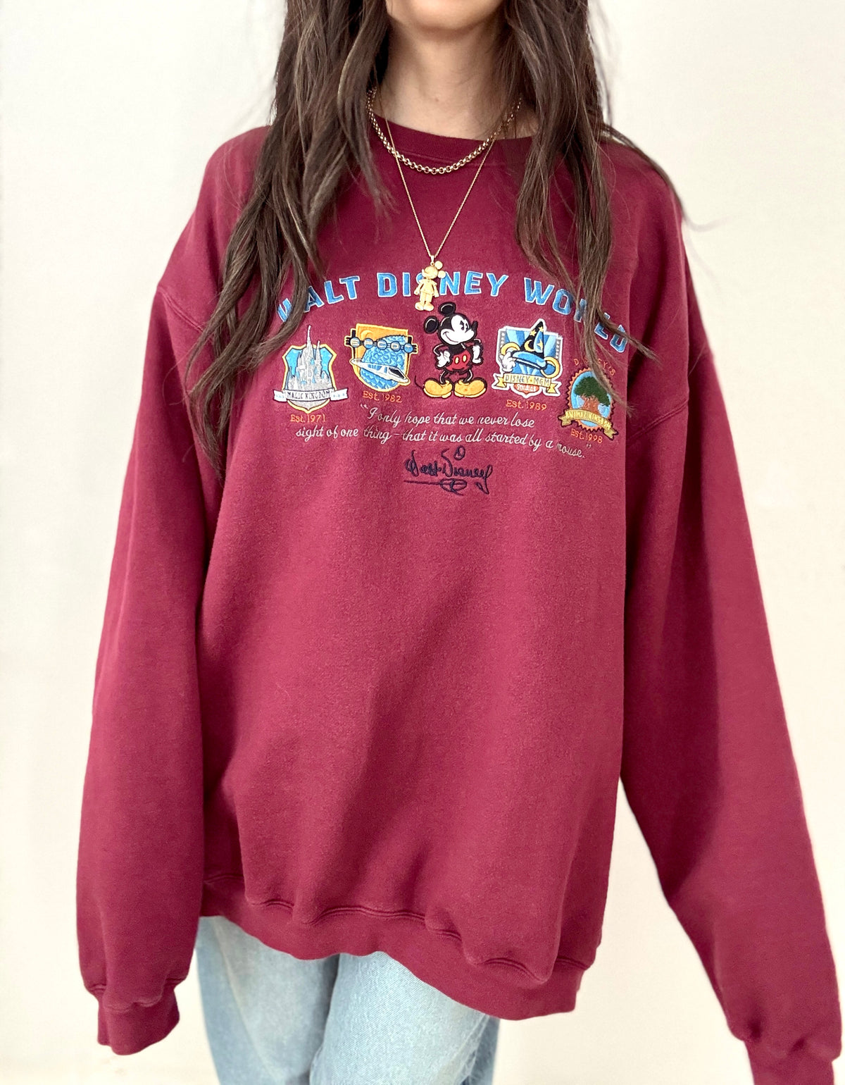 WDW 4 parks crewneck