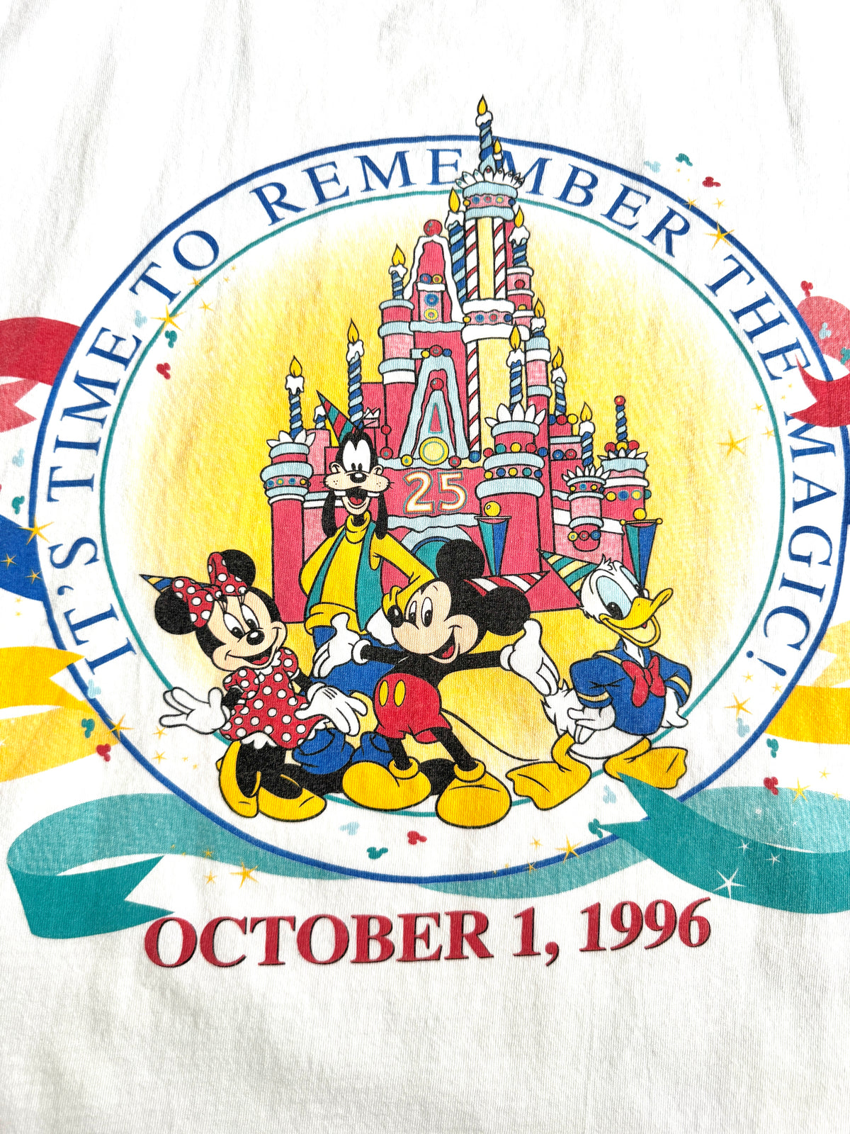 Magic kingdom anniversary tee
