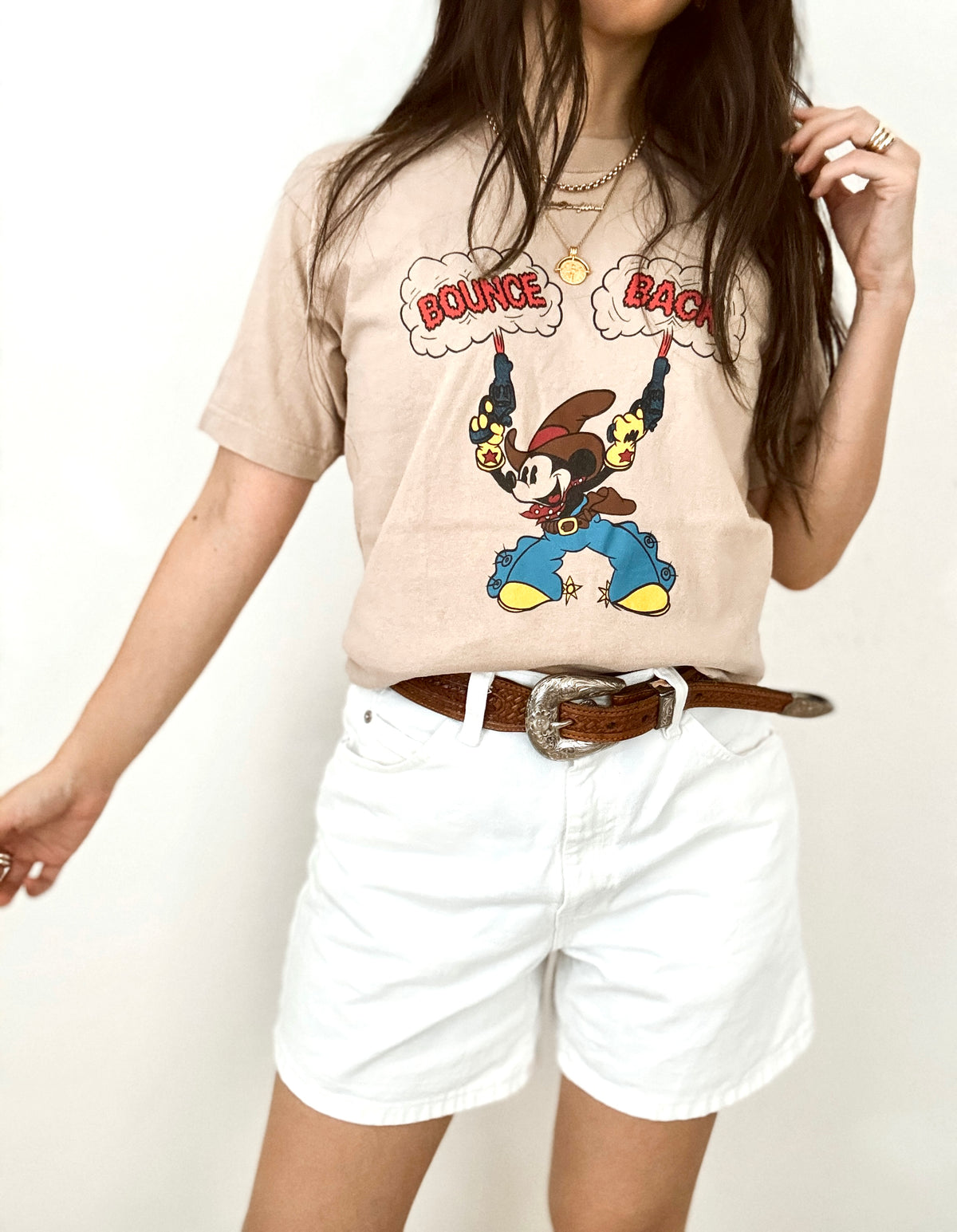 Mickey Cowboy tee