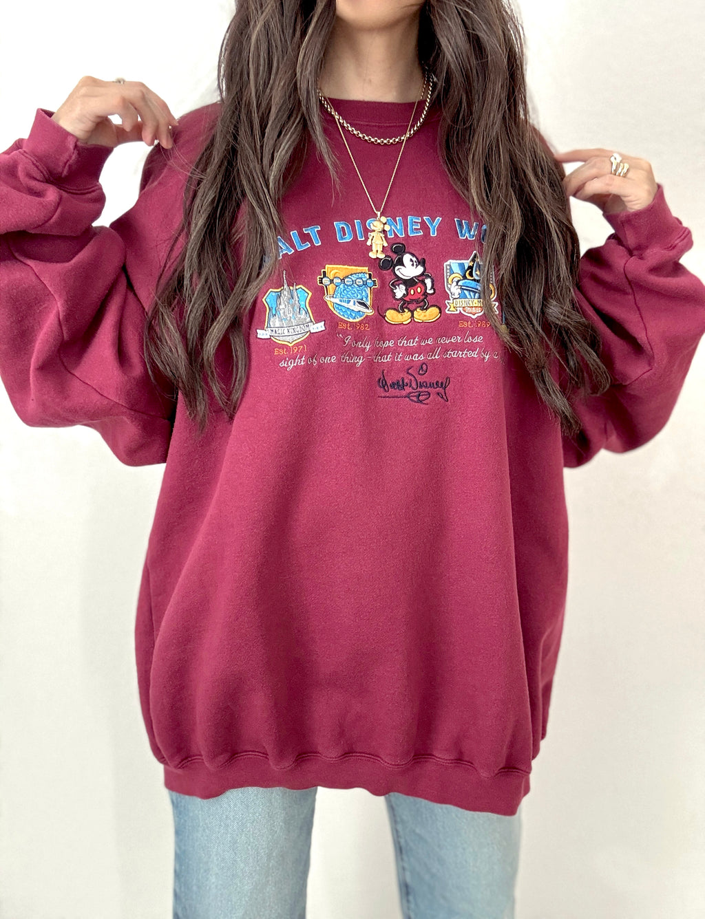 WDW 4 parks crewneck