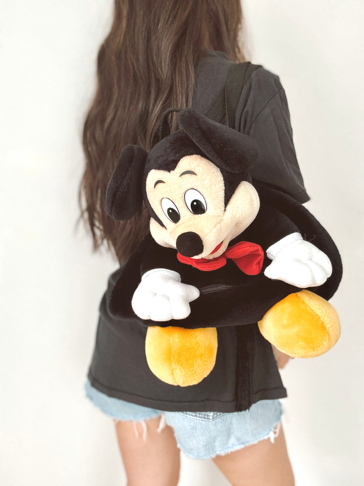 Mickey plushie backpack