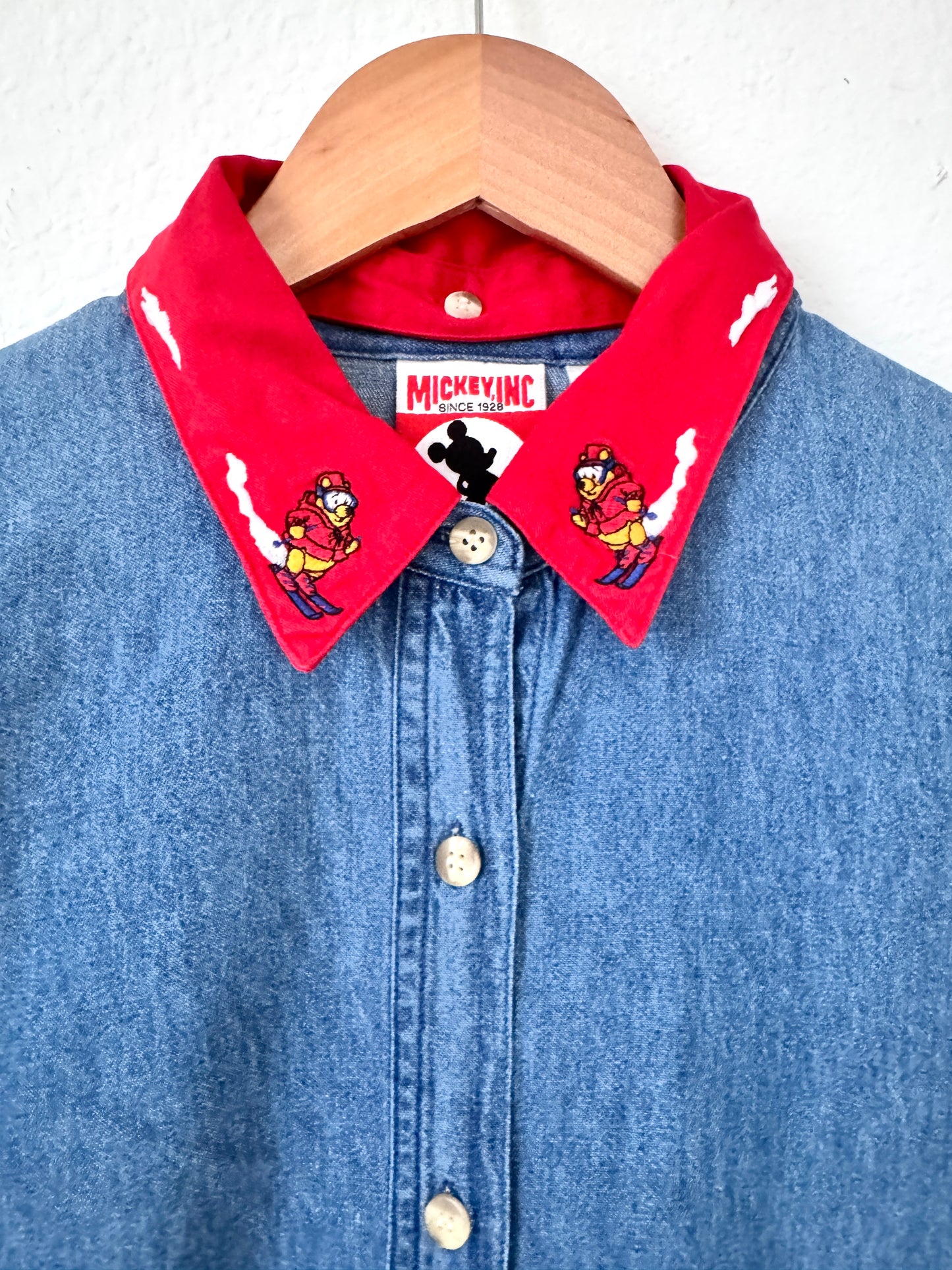 Skiing Pooh shirt