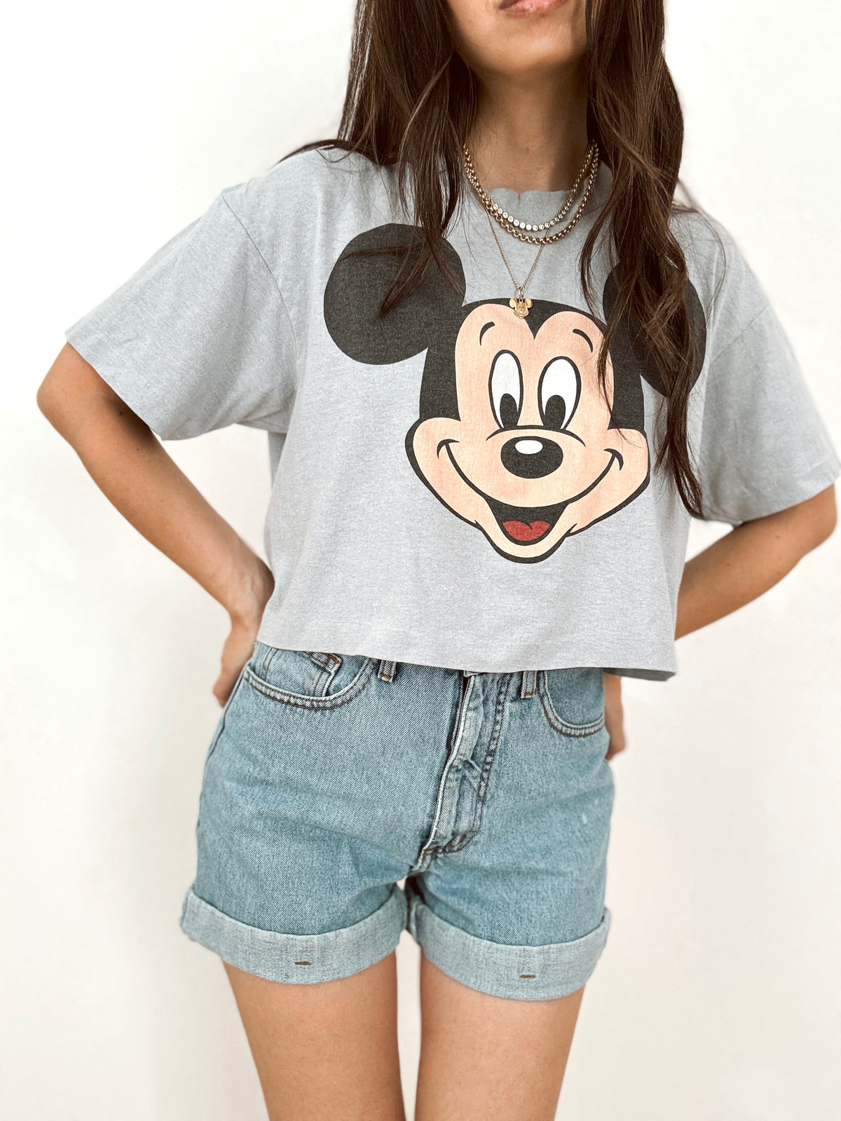 Mickey crop tee
