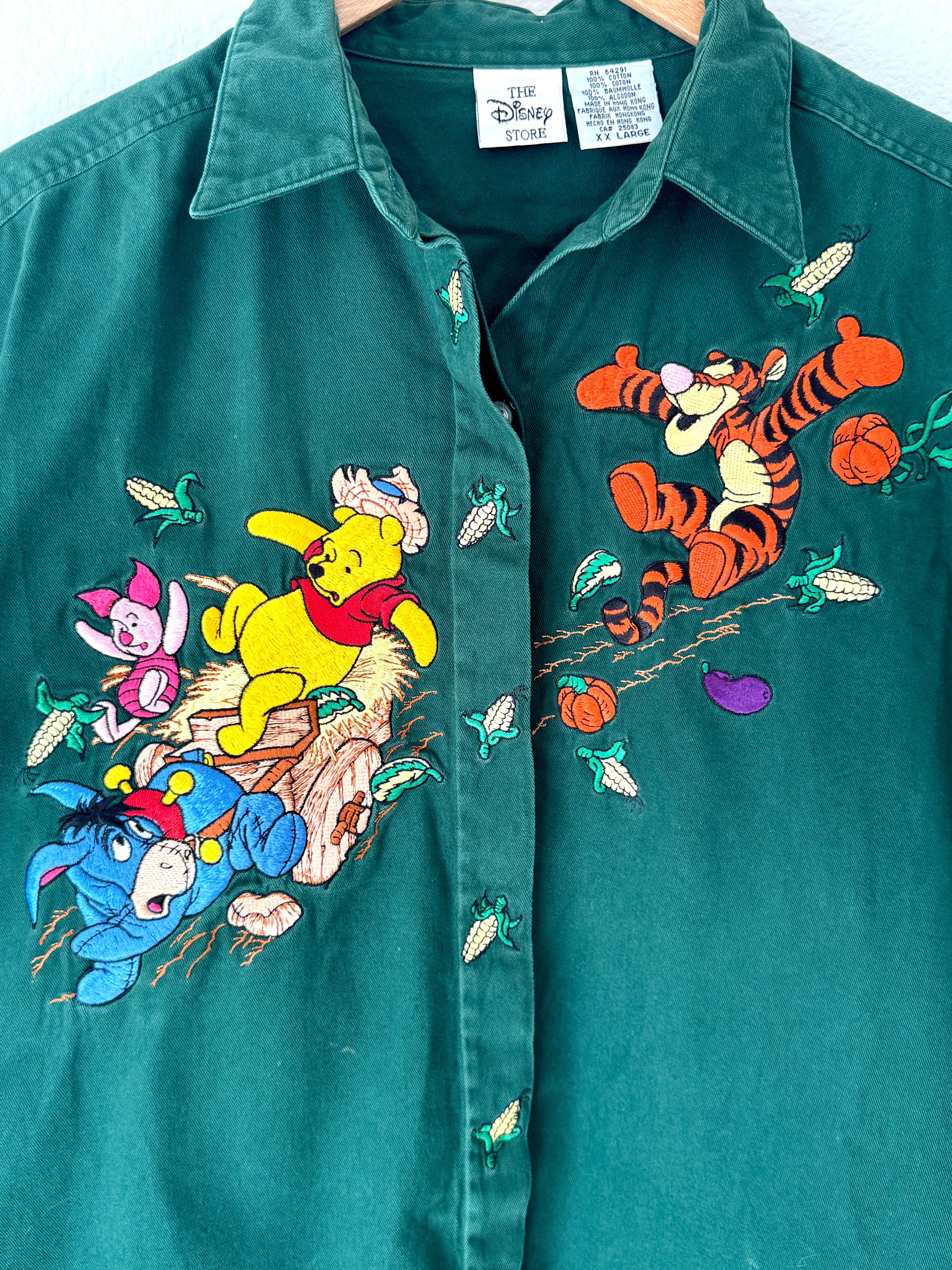 Pooh embroidered shirt