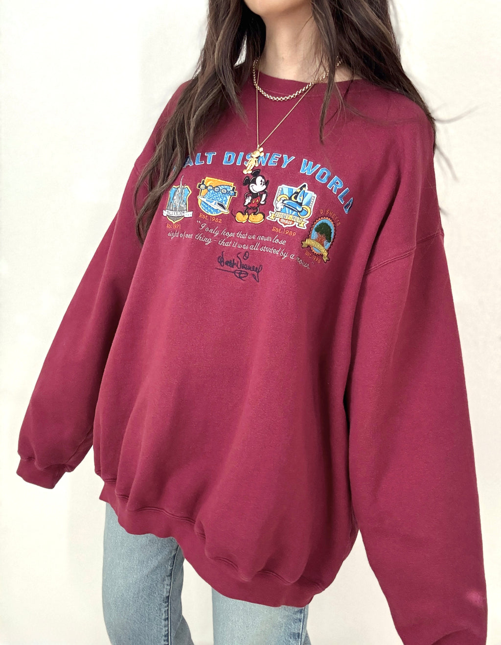 WDW 4 parks crewneck