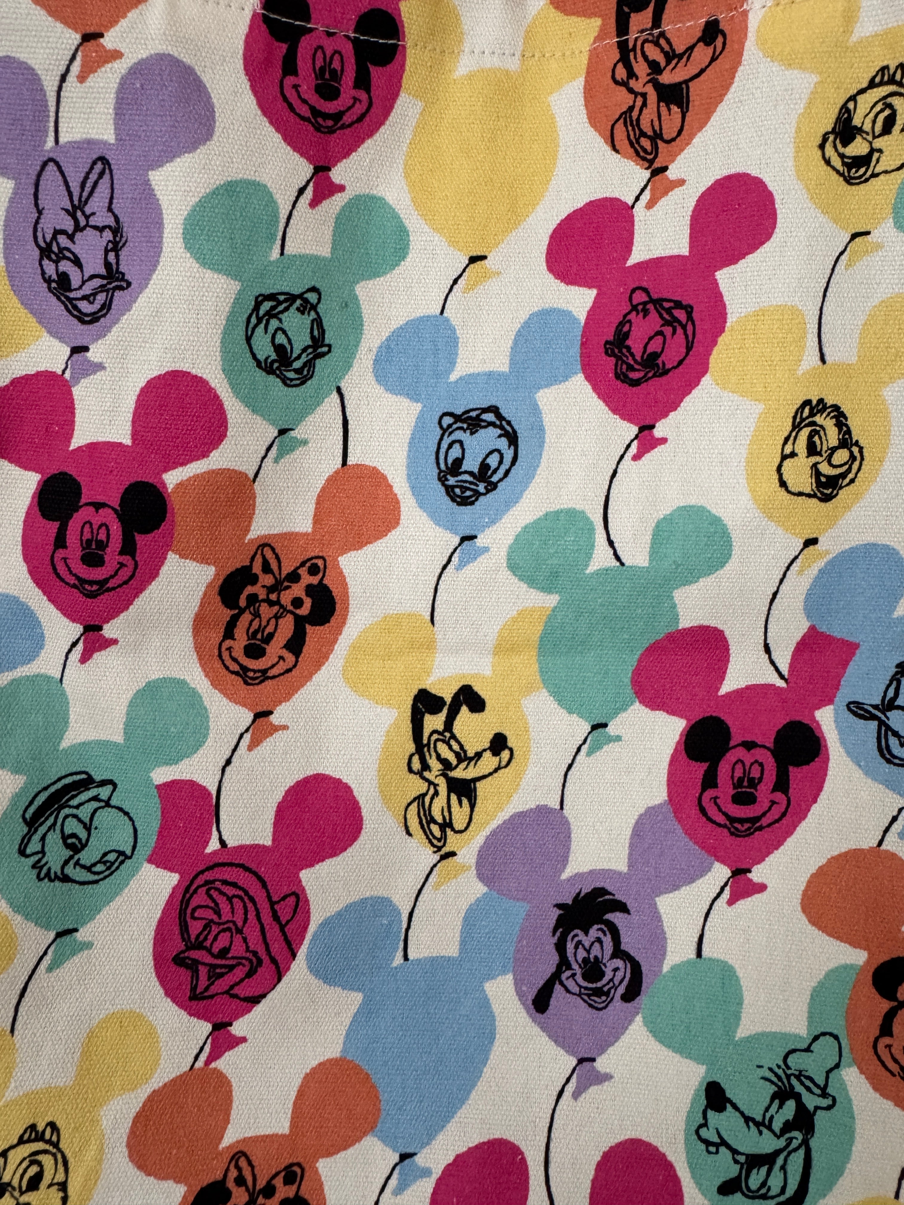 Balloon print tote