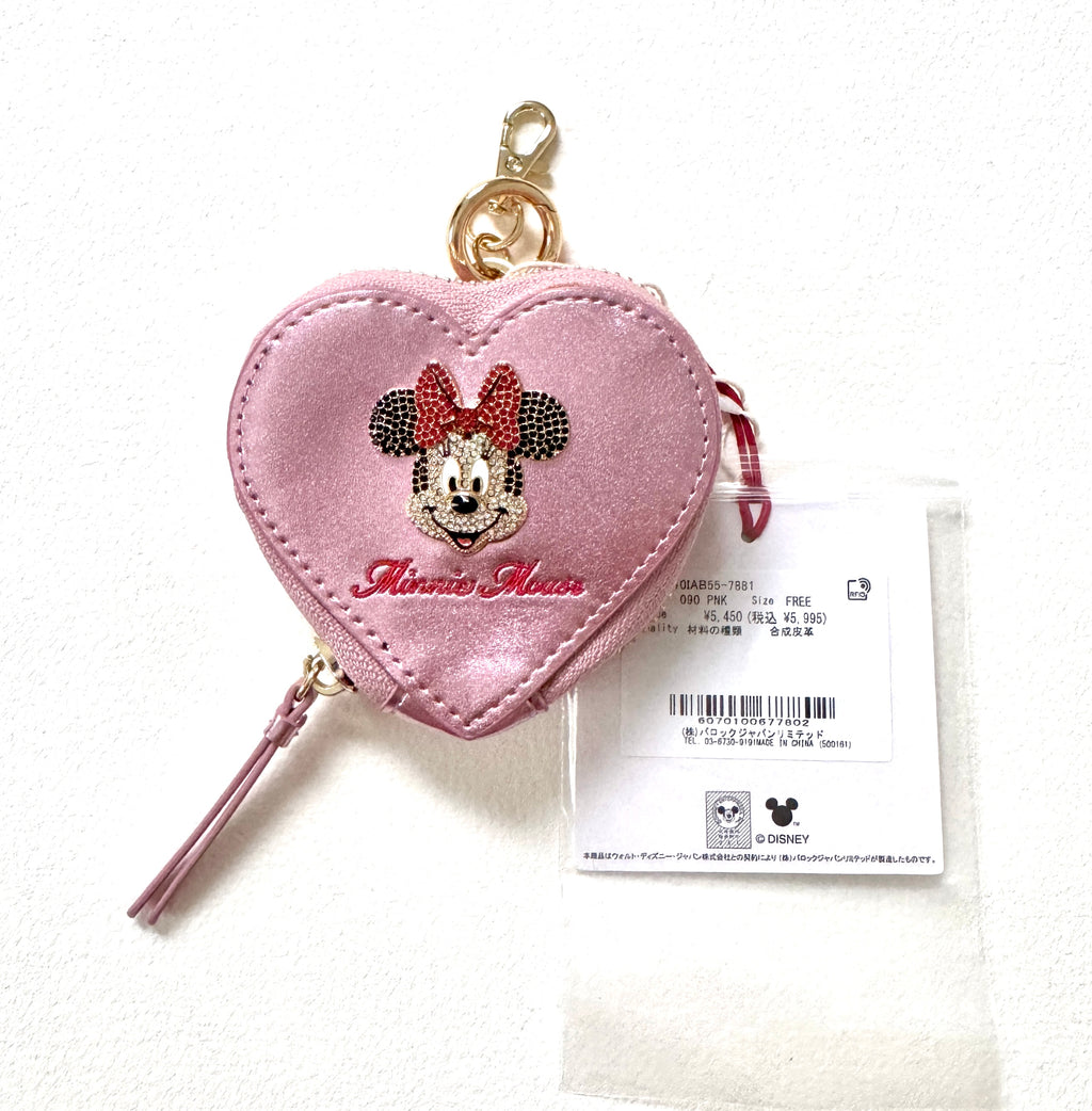Minnie heart charm
