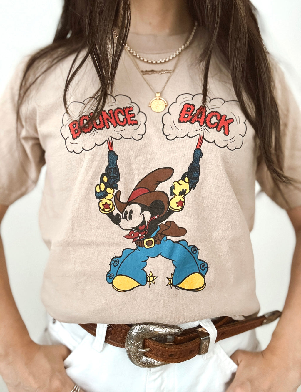 Mickey Cowboy tee