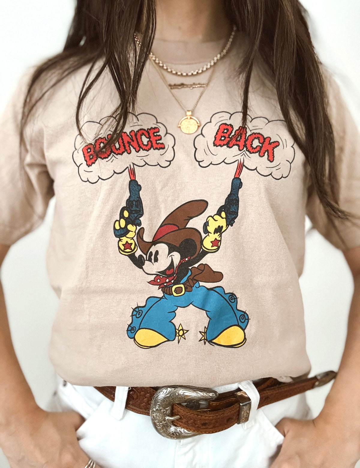 Mickey Cowboy tee