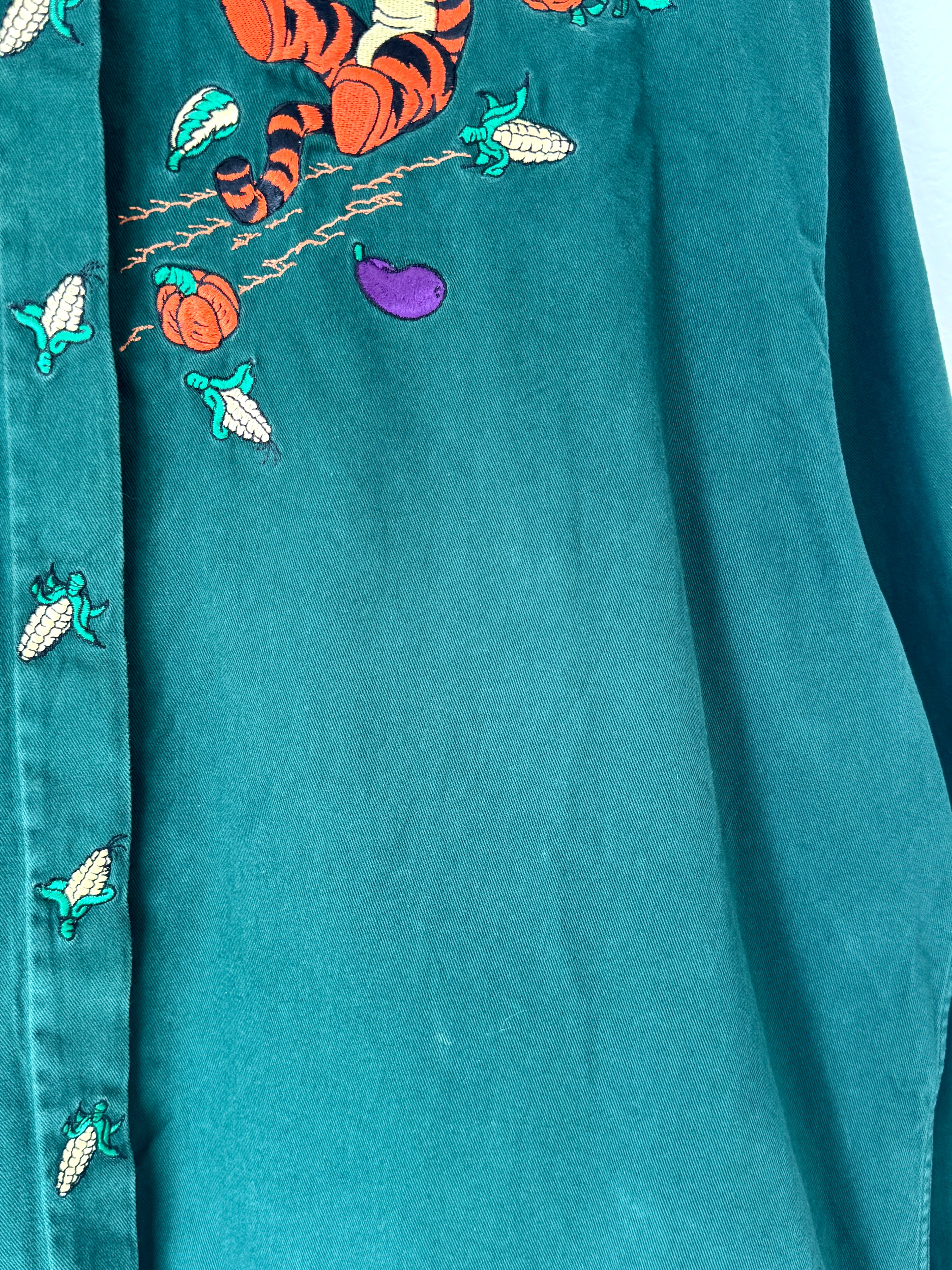 Pooh embroidered shirt