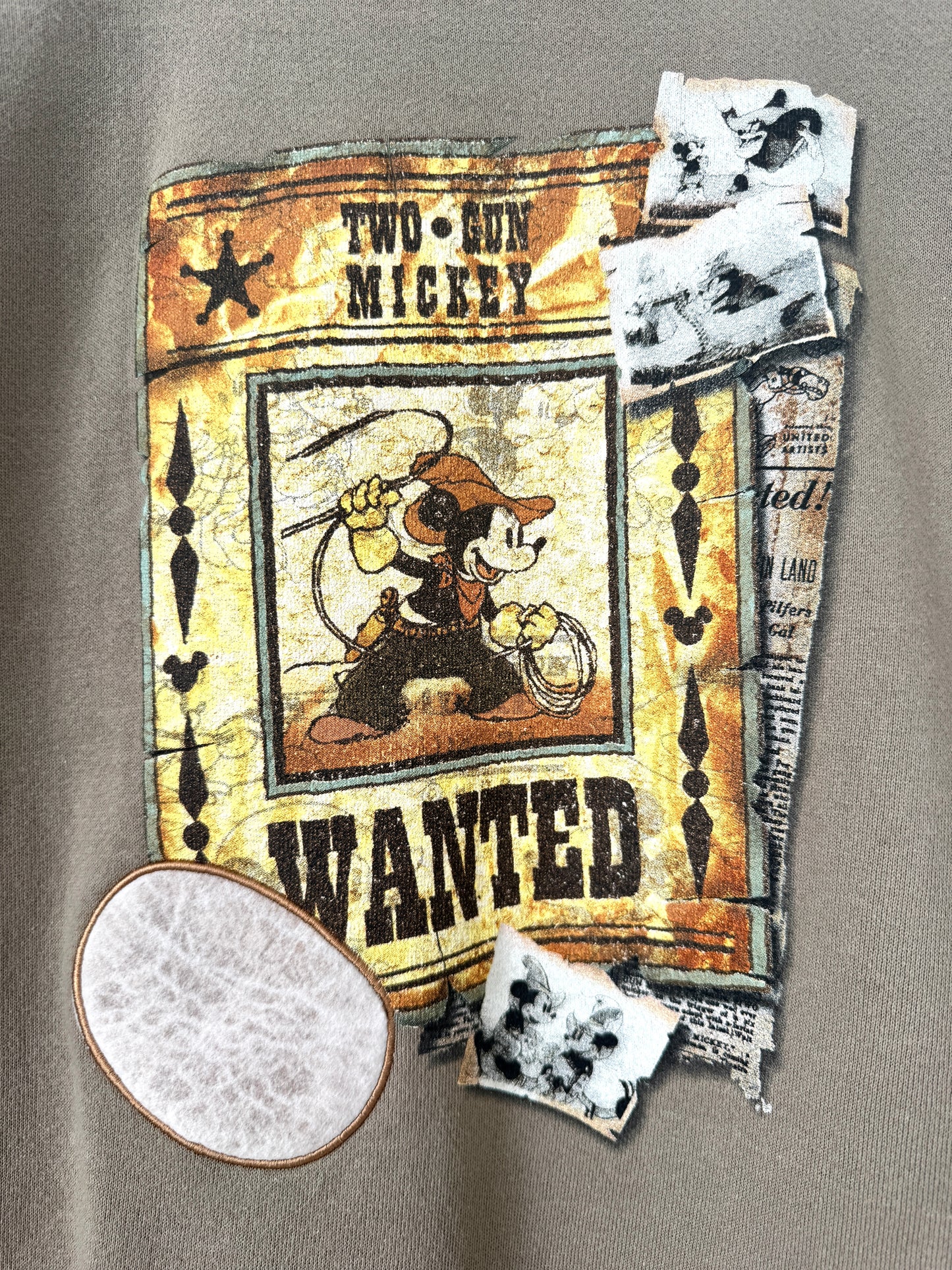 Cowboy Mickey zip pullover