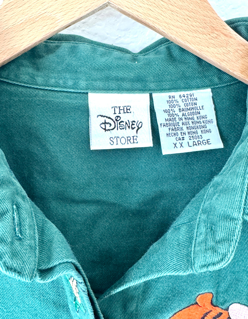 Pooh embroidered shirt