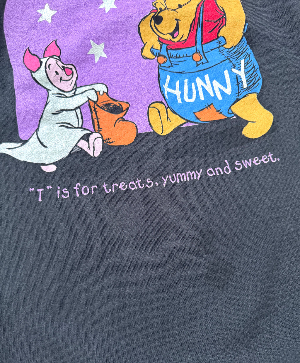 Pooh & Piglet Halloween treats crewneck