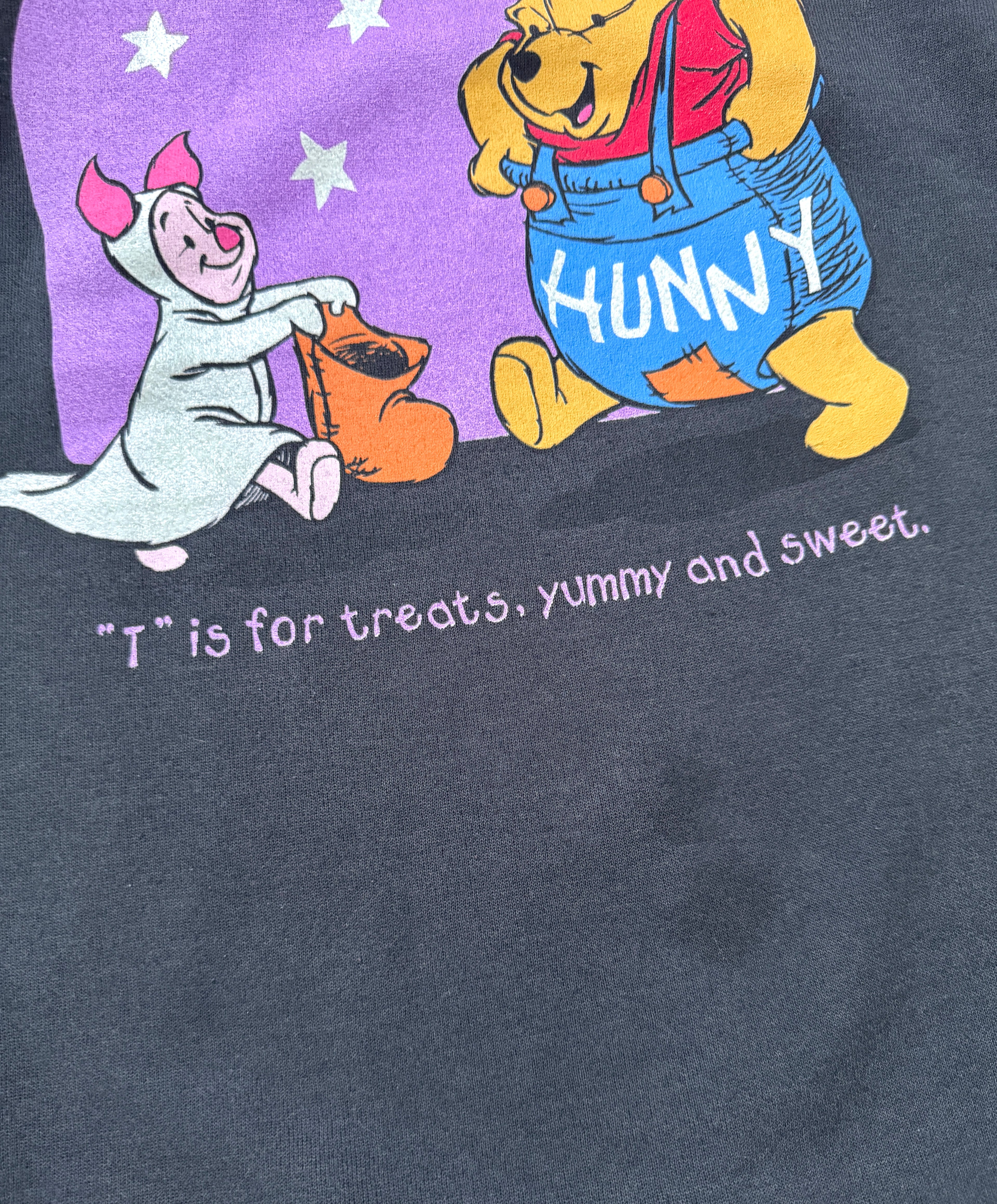 Pooh & Piglet Halloween treats crewneck